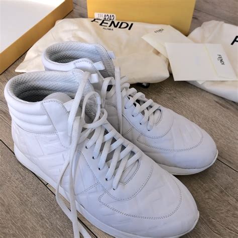 fendi freedom sneaker|Fendi high top sneakers women's.